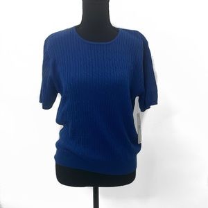 NWT Karen Scott short sleeve top
